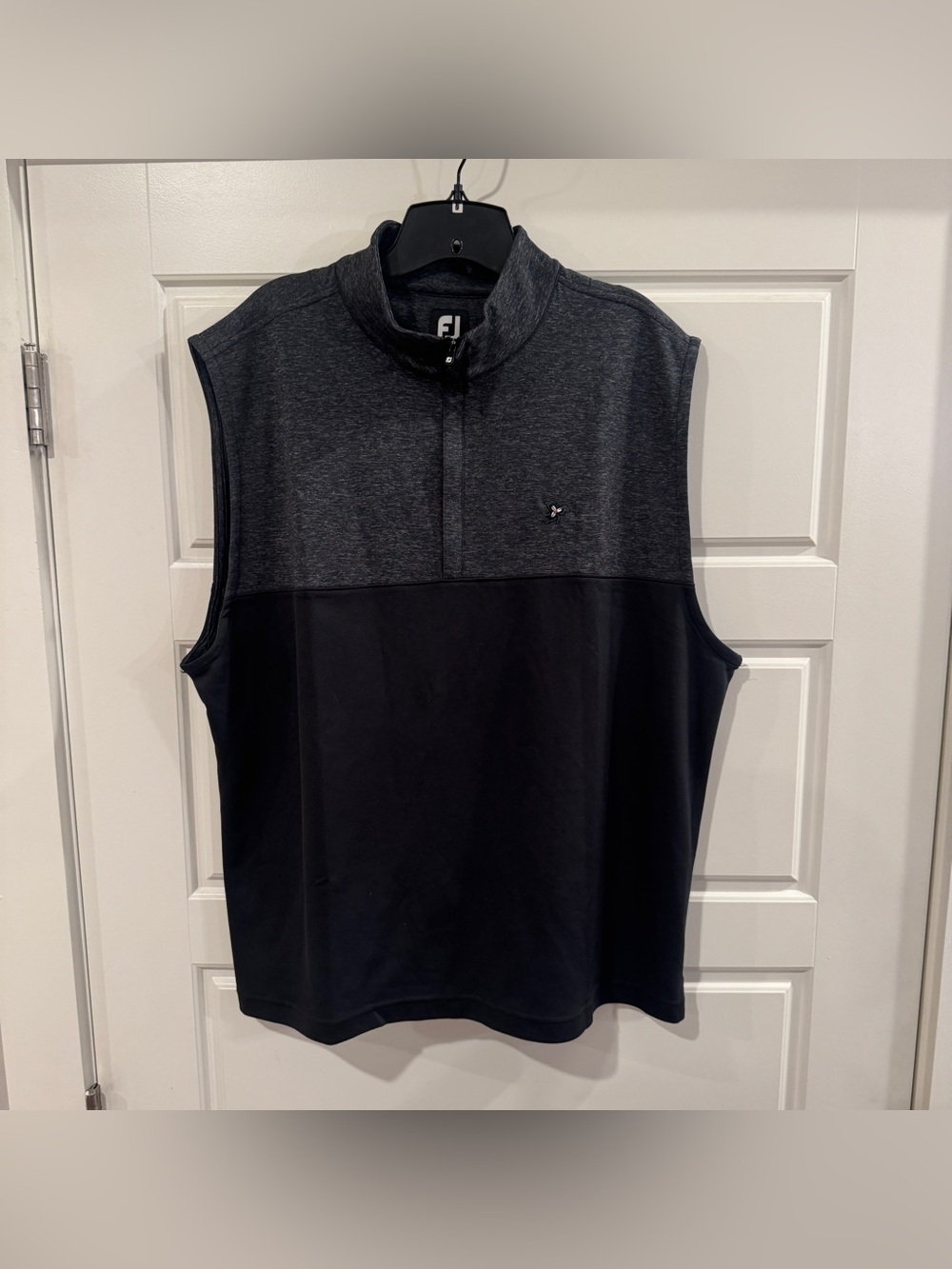 FootJoy Golf Heather Yoke 1/2 Zip Vest Men’s Size XL